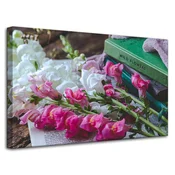 shumee Platno Botanika Snapdragons 80x50 cm Cvetlični šopek