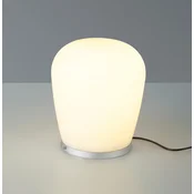 Bopp LED namizna svetilka Cara, aluminijasta barva, O 18 cm, steklo - Dnevna soba/jedilnica - Sodobni