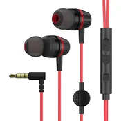 shumee ANKBIT E100Pro ŽIČNE SLUŠALKE Z MIKROFONSKIM ŠUMOM RDEČE