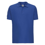 Mens Ultimate Russell Blue Cotton Polo Shirt
