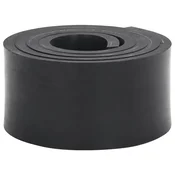 Vidaxl Gumijast rob za snežni plug črne barve 180x10x1 cm