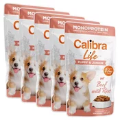 Calibra Dog Life Puppy & Junior Beef with Rice 5 x 150 g