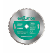 EVOLUTION Žagin list, 355mm, 80 zob, TCT, za aluminij