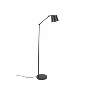 Črna stoječa svetilka s kovinskim senčilom (višina 135 cm) Hajo – White Label
