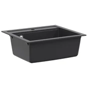vidaXL Enojno kuhinjsko pomivalno korito Granit 60 x 51 x 30,5 cm