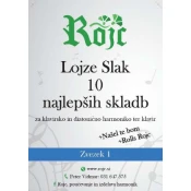 LOJZE SLAK:10 NAJLEPŠIH SKLADB ZVEZEK 1 KLAVIRSKO,DIATONIČNO HARMONIKO IN KLAVIR