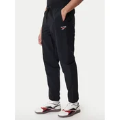 Reebok Spodnji del trenirke Barrett RK25552CCM Črna Regular Fit