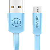USAMS USAMS U2 MICROUSB PLOŠČATI KABEL 1,2M MODER/MODR ZA TELEFON, (21980419)