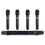 POWER DYNAMICS BREZŽIČNI MIKROFONI SET 4X ROČNI PD524