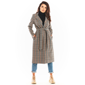 Awama Womans Coat A368 Navy Blue