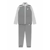 Nike Sportswear Jogging komplet, tamo siva / svijetlosiva / bijela