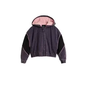 Desigual Prehodna jakna siva / antracit / roza