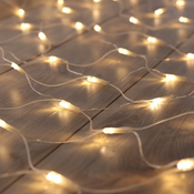 Prozirna LED svijetleca girlanda DecoKing Web, 200 svjecica, duljina 2 m
