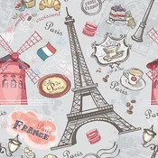 Serviete za decoupage - Eifflov stolp - 1kom