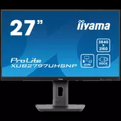 IIYAMA 27 IPS-panel/ 3840x2160 UHD/ USB-C Dock 96W PD/ LAN/ DP-OUT/ USB 3x3.2+1xC(15W) 4ms