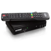 Wiwa DVB-T/T2 H.265 LITE digitalni tuner WIWA - polna HD izkušnja, snemanje in predvajanje videoposnetkov, črno
