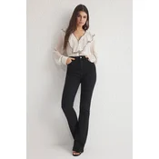 Trendyol Black High Waist Flare Jeans