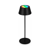 Brilo - LED RGB punjiva stona lampa na dodir KIKI LED/2,6W/5V IP44 2600 mAh crna