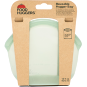 Food Huggers Hugger Bag silikonska vrecica za namirnice boja Light Green 900 ml