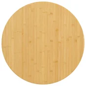Vidaxl Mizna plošča O70x1,5 cm bambus