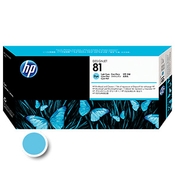 HP 81 Lt Cyan Dye Printhead and Cleaner For use only in  DesignJet 5000 and 5000PS printers.  Contains a printhead and printhead cleaner. (C4954A)