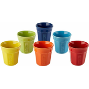 Bialetti 6-delni set skodelic za espresso - barvit set