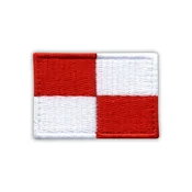 shumee Uniforma z našitki za zastavo - samolepilna podlaga - vezeni našitek/značka/emblem