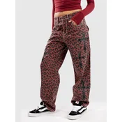 Ninth Hall Idle Armor Jeans dark red