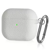 Silikonska zaštitna torbica Silica Skin za Apple AirPods 3 slušalke - bijela