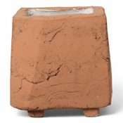 ferm LIVING Cvetlični lonček KURINU 16 cm, rjava, terakota, čvrst LIVING