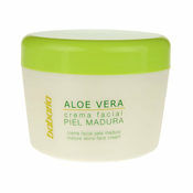 Babaria Aloe Vera krema za lice za zrelu kožu lica (Natural Mature Skins-Face Cream with Aloe Vera) 125 ml