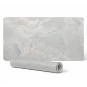 shumee Elegantna dekorativna podloga za pisalno mizo z marmorno teksturo 120x60 cm