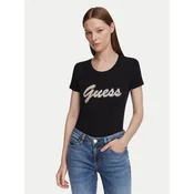 Guess Majica W6YI56 K5028 Črna Slim Fit