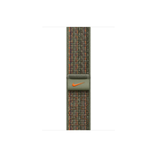 APPLE Watch 45mm Nike Band: Sequoia/Orange Nike Sport Loop ( mtl63zm/a )