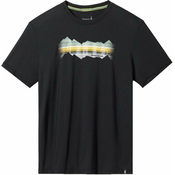 Smartwool Mountain Horizon Graphic Short Sleeve majica Black 2XL