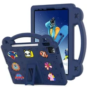 GS Ovitek za iPad Air 10,9 M1 2022/2020/Pro 11 M2 2022/M1 2021/2020/2018, ljubki vzorci, s stojalom, temno moder