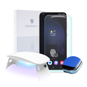 Premium zaščitno steklo Optishield Lux za Honor Magic6 Lite in UV svetilka