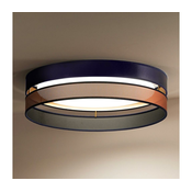 Duolla-LED Plafonsko svetlo ROLLER DUO SHINY LED/24W/230V precnik 45 cm plava/bakrena
