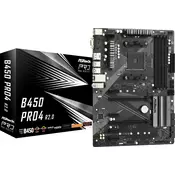 ASRock B450 Pro4 R2.0 matična ploča (90-MXBEE0-A0UAYZ)