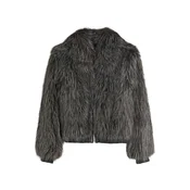 Bershka Prehodna jakna temno siva
