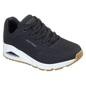 SKECHERS niske dječje tenisice UNO - STAND ON AIR, crne