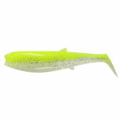 Savage Gear gumijasta vaba Cannibal Shad Fluo Yellow Glow 10cm 9g, 5ks