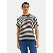 Calvin Klein Jeans Majica SS 20S LV04RD204G Črna Regular Fit