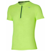 Mizuno Trail DryAeroFlow Tee Neolime Mens T-Shirt