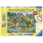 Ravensburger - Puzzle Svet dinosaurov 100 XXL - 95-108 kosov