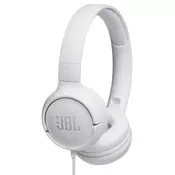 JBL Tune 500 naglavne slu?alice s mikrofonom, bijele JBLT500WHT