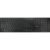 Cherry CHERRY KW 9100 SLIM RF Wireless + Bluetooth QWERTZ Swiss Black