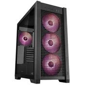 Asus TUF Gaming GT302 ARGB black, Mid tower, ATX, no PSU, 2x Combo 2.5/3.5, 2x2.5, 4x140mm ARGB fans, tempered glass side panel