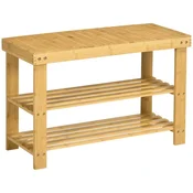 Homestar Čevlji klop 70x28x45 cm naravna barva