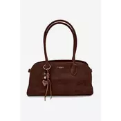 Čokoladna torbica Flora&Co Violette Eco Suede